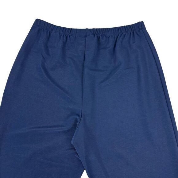 Susan Graver Essentials Lustra Knit Pull-on Pants size Small Blue - Picture 7 of 10